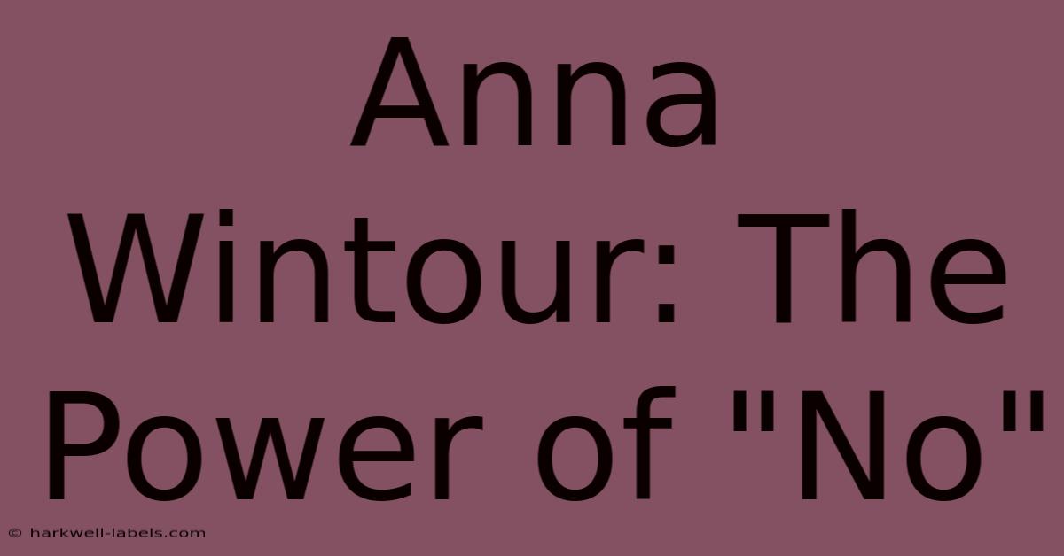 Anna Wintour: The Power Of 