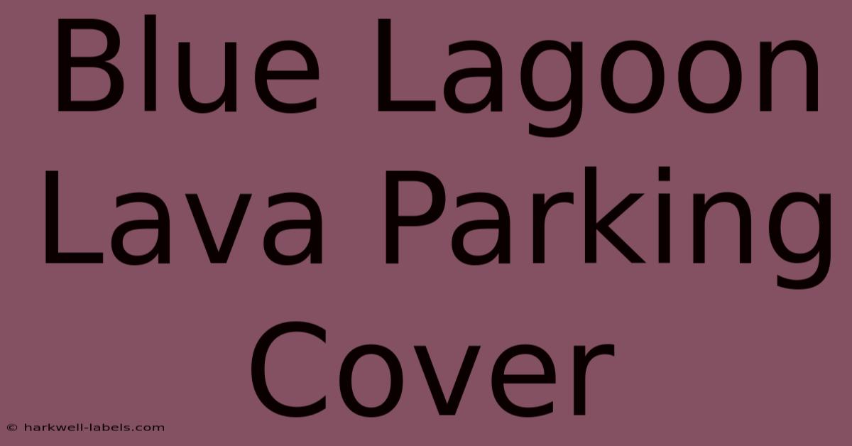 Blue Lagoon Lava Parking Cover