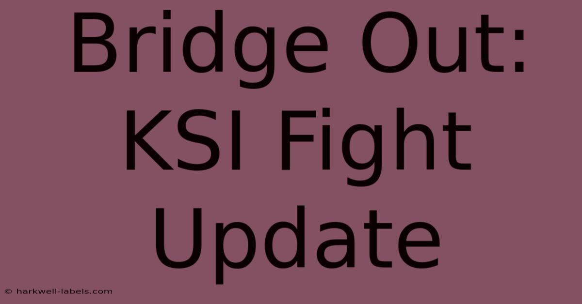 Bridge Out: KSI Fight Update