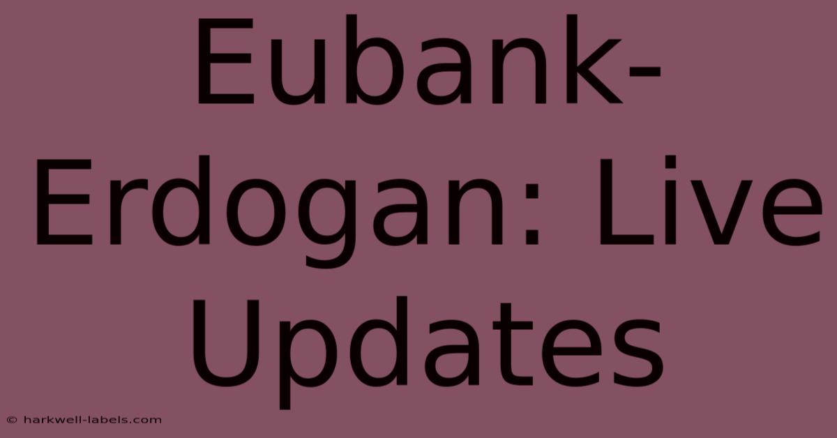 Eubank-Erdogan: Live Updates