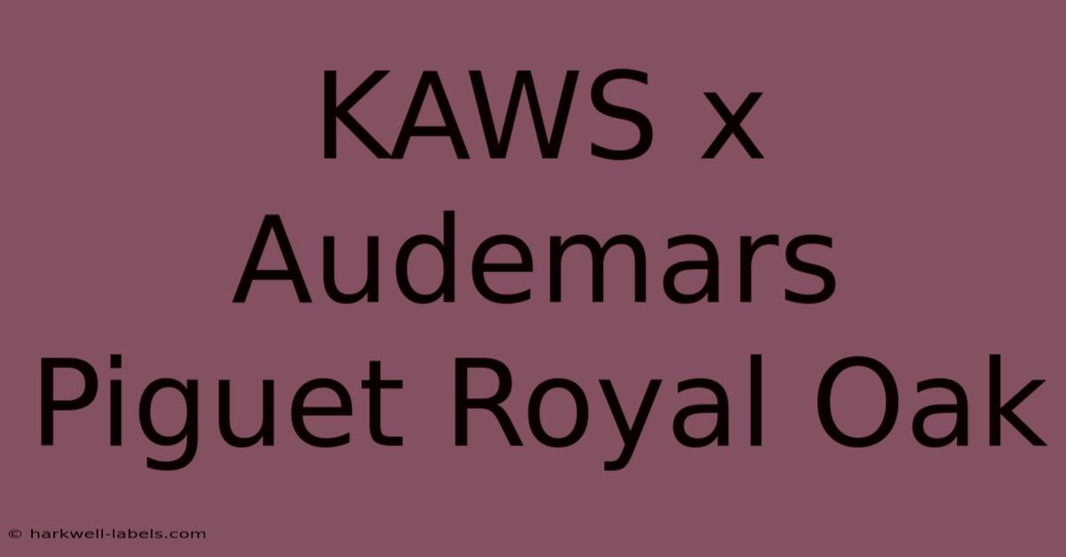 KAWS X Audemars Piguet Royal Oak