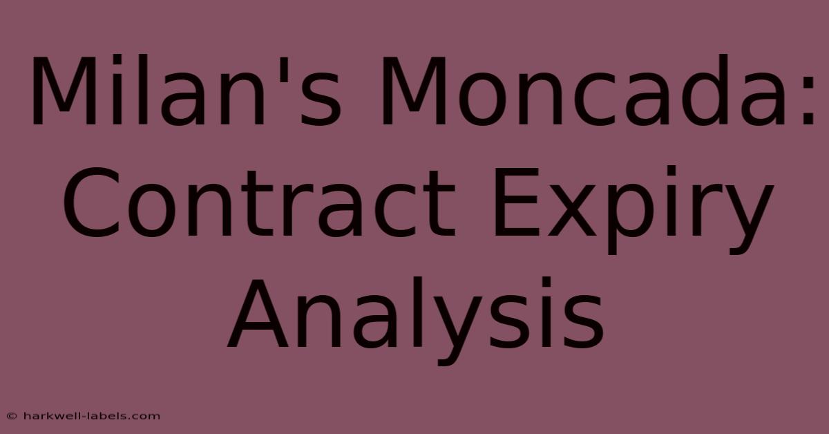 Milan's Moncada: Contract Expiry Analysis