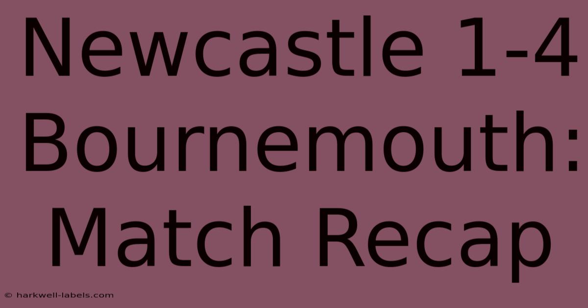 Newcastle 1-4 Bournemouth: Match Recap