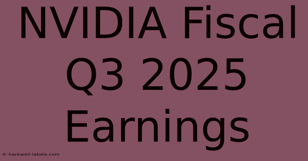 NVIDIA Fiscal Q3 2025 Earnings