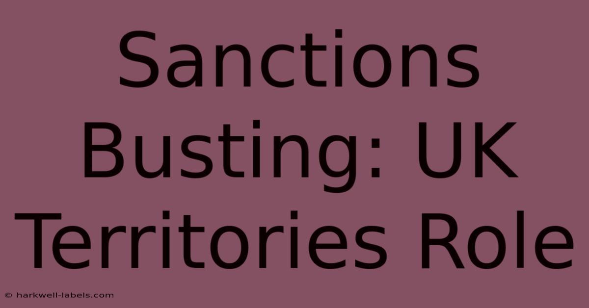 Sanctions Busting: UK Territories Role