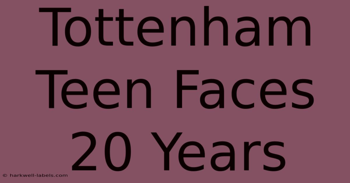 Tottenham Teen Faces 20 Years