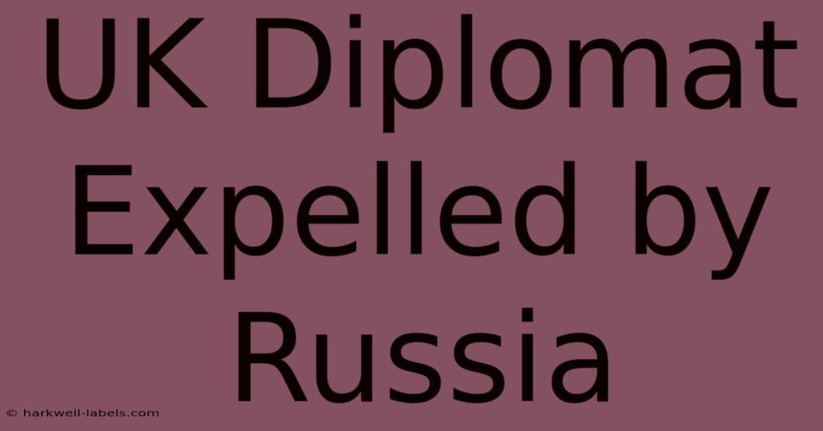 UK Diplomat Expelled By Russia